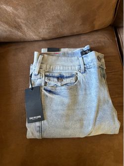 Light blue true religion Jean shorts