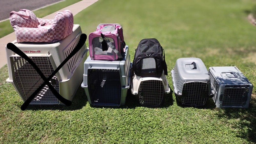 Dog Car Seat Carriers, Crates And Pen