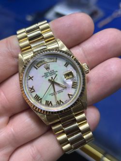 Rolex 36mm President Day Date Box Papers Buy Sale Trade Watches Gold Silver Coins Scrap Platinum 24k