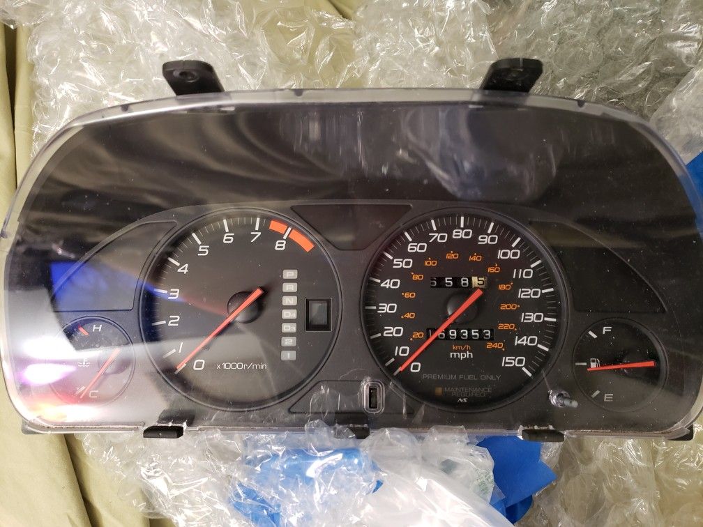 97-01 Honda prelude cluster