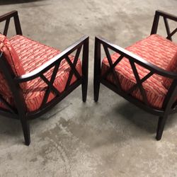 31”wx23”d 2 Good Condition Chairs 
