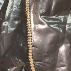 Sterling Silver Braclet With Cz Diamonds 