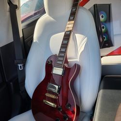 Harley Benton SC-550 II Deluxe (Red & Gold) Electric Guitar – Complete Bundle