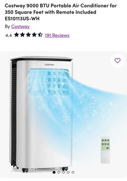 Costway 9000 BTU Portable Air Conditioner