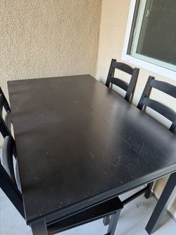 Dinning Table - 4 chairs Set