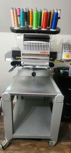 Melco EMT16X Commercial Embroidery Machine 