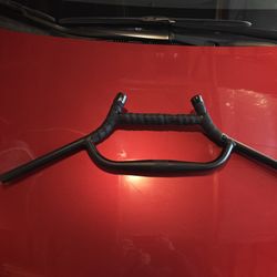 Aluminum Handlebar for Touring/Road/Hybrid Bikes, 29.1 in Wide, 2.6 mm Wall Thickness, Black