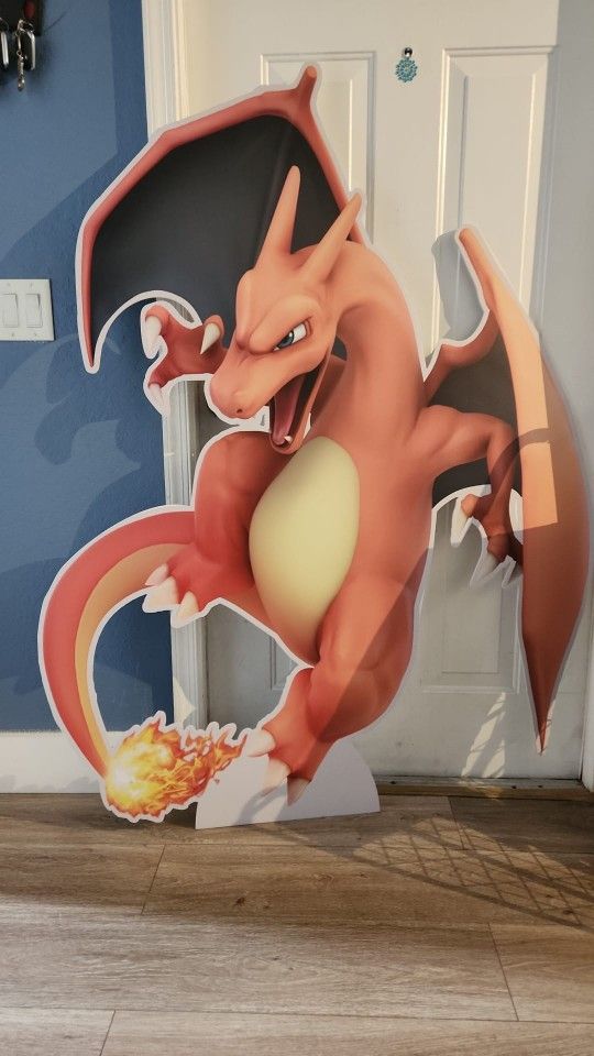 5ft CHARIZARD Cardboard Cutout Pokemon