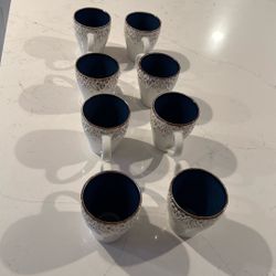 Set Of 8 Coffee Mugs