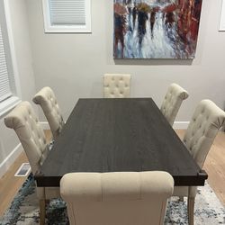 Dining Table With 6 Chairs 