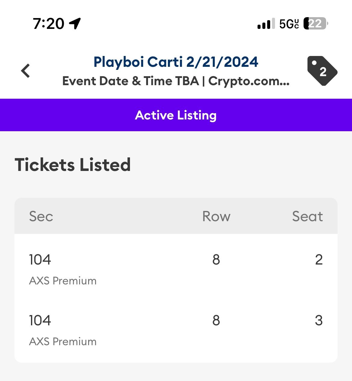 Playboi Carti Tickets Show in LA Crypto Arena