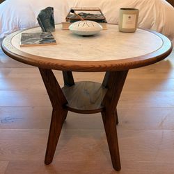 Discontinued Soho Home x Anthropologie Marble Inset Side Table