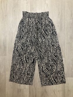 Stretchy wide leg pants
