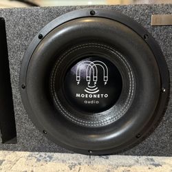 12 Inch Competition Subwoofer And Ported Box