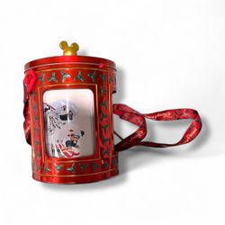 Disney Parks 2022 Holiday Christmas Mickey & Friends Musical Tin Popcorn Bucket