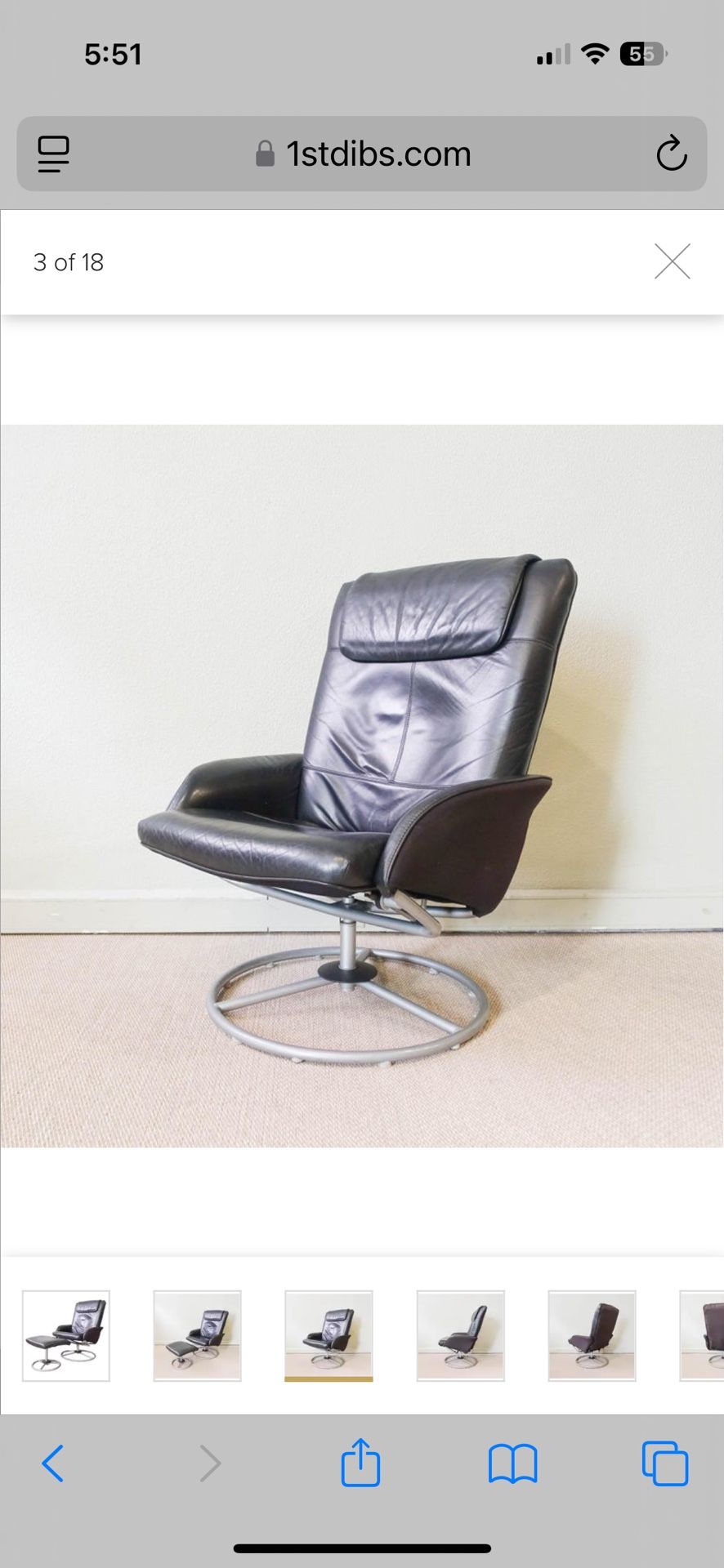 IKEA Malung Reclining Chair Only (no Ottoman)