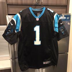 Carolina Panthers on field jersey