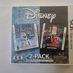Disney 2-Pack Frozen Olaf's Quest Big Hero 6 - Nintendo 3DS 