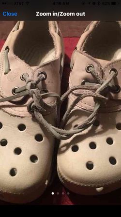 Boys crocs size 5