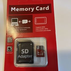 1TB Memory Card With Adapter 