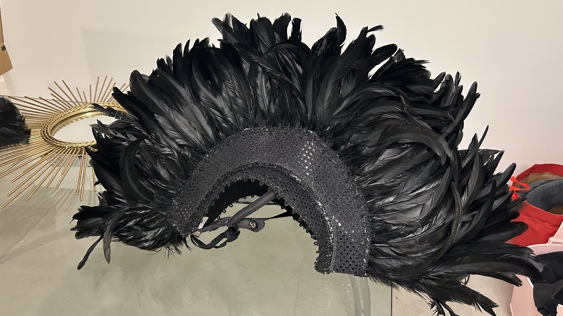 Two 2 Mohawk Headpiece Acrobats &!Halloween