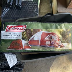 Brand New Coleman 4 Person Tent