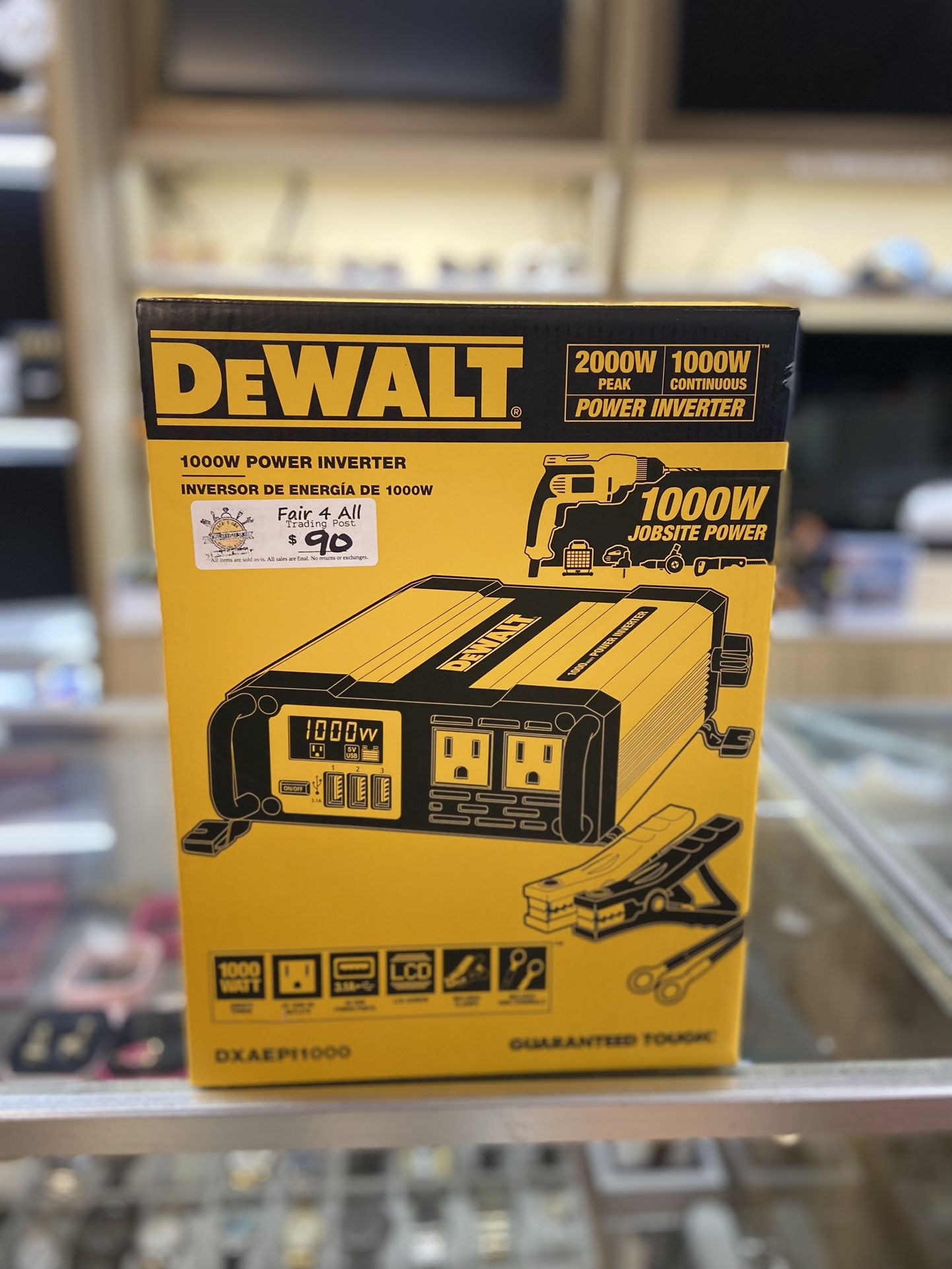 Dewalt 1000w Power Inverter With LCD Screen