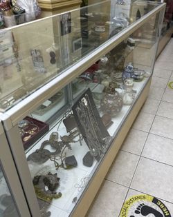 70” Full Vision Aluminum Glass Retail Display Case Showcase – Jewelry, retail