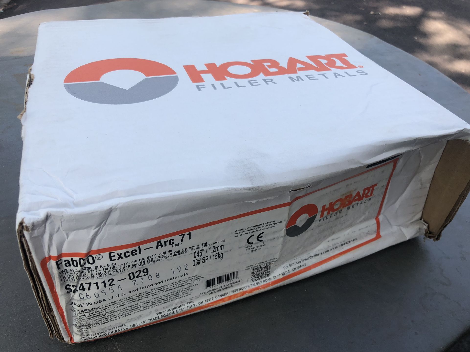 Hobart Fabco Excel-Arc 71 Weld Wire
