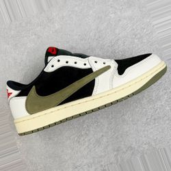 Jordan 1 Low Travis Scott Olive 1