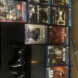 PS4 , CONTROLLERS , AND GAMES 1TB