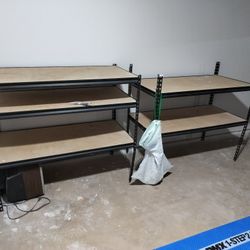 2 Shelves Available Garage Sale June 7th Saturday 
