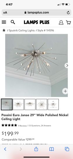 Ceiling Lamp Sputniks, Two