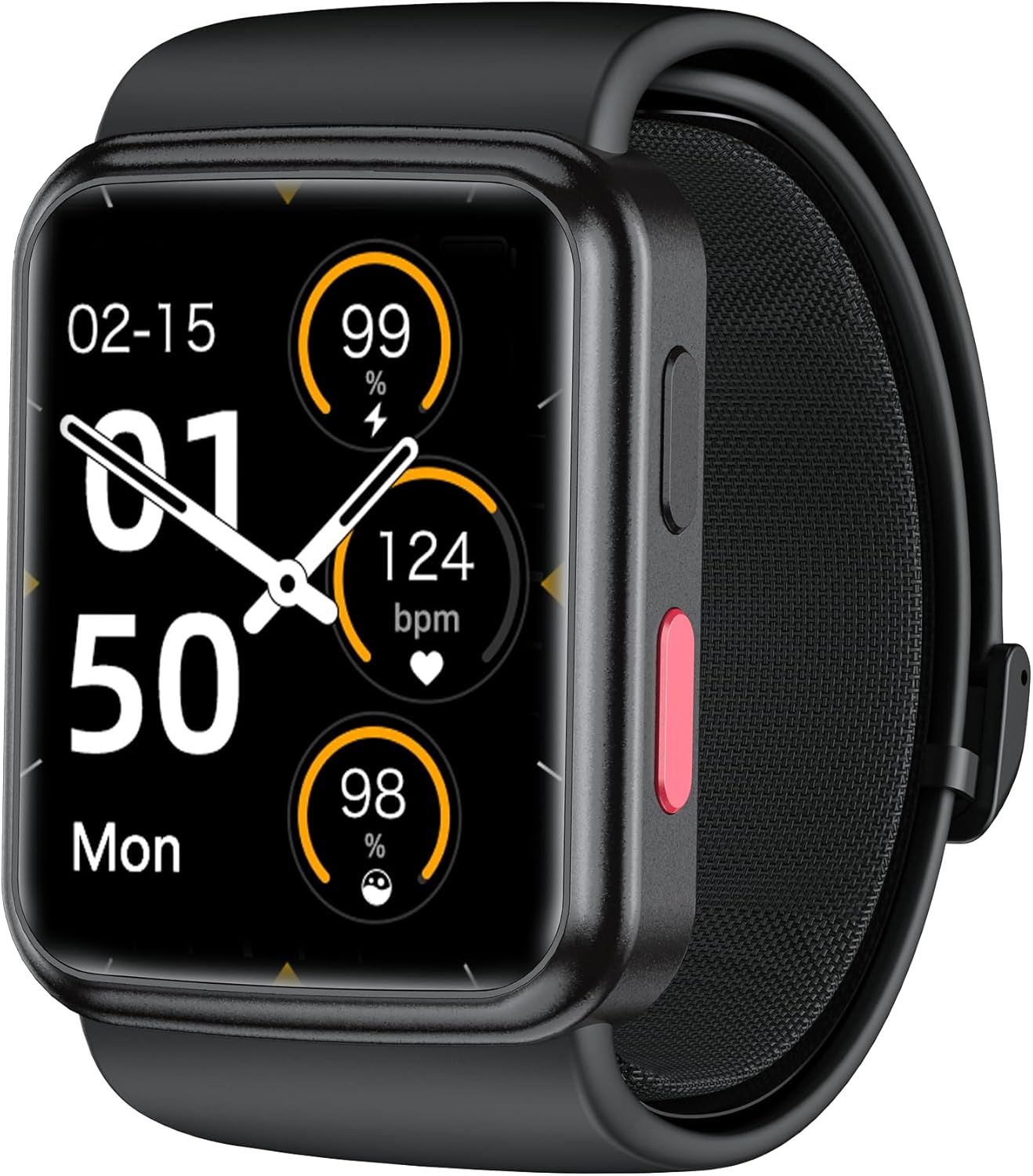 Heart Rate Monitor Bp Monitor Wrist Watch Smart Blood Pressure