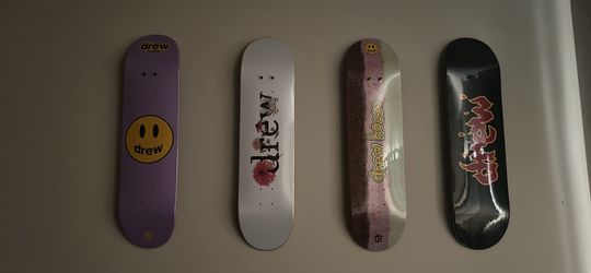 Drew House Skateboards (sealed and unused)