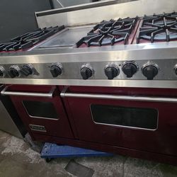 48" VIKING RED GAS RANGE