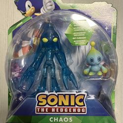 “Sonic the Hedgehog” Chaos with Chao (35th Anniversary) 4” Jakks New