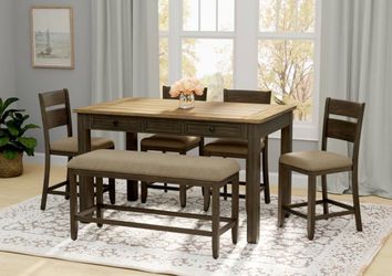 Anniversary sale ! Complete modern  dining room table and chairs set