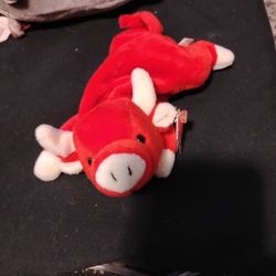 "SNORT"  RED BULL.  BEANIE BABY