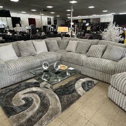 Living Room Set Sectional-sofa Loveseat Set Same Day Délivery