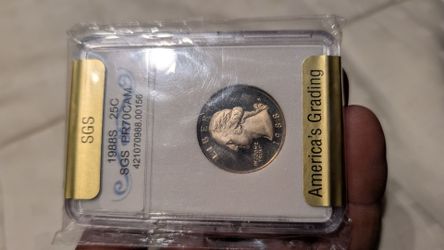 SGS 1988 S quarter $10 firm