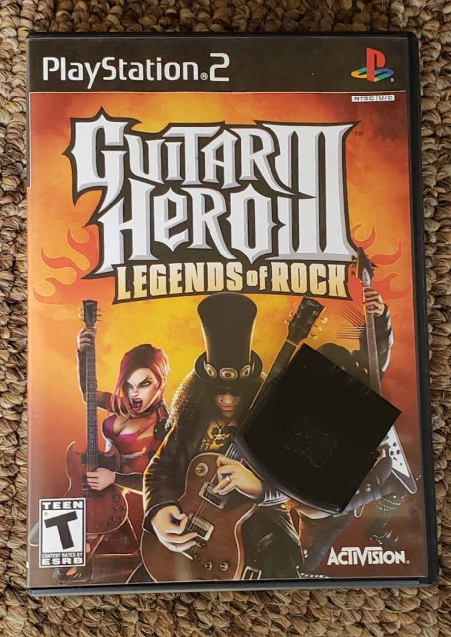 Guitar Hero III Game and Wireless Guitar Bundle for PS2