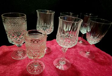 Diamond cut, Crystal Glass Set