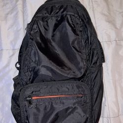 Black & Orange Backpack