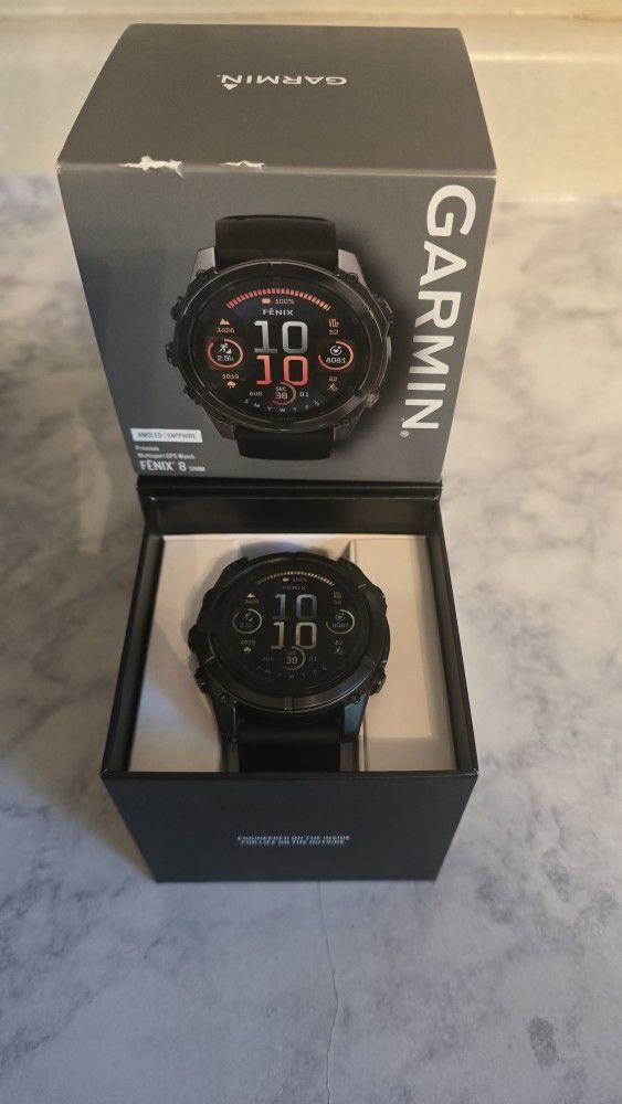 Garmin fenix 8 AMOLED Sapphire Multisport GPS Smartwatch
