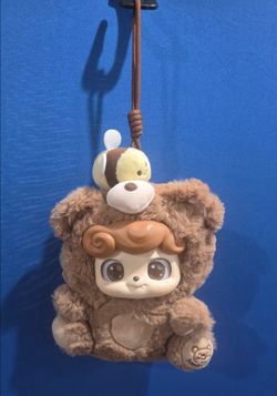 JOTOYS Q.kid Preschool Series 7" Plush Bee & Bear with Vinyl Face