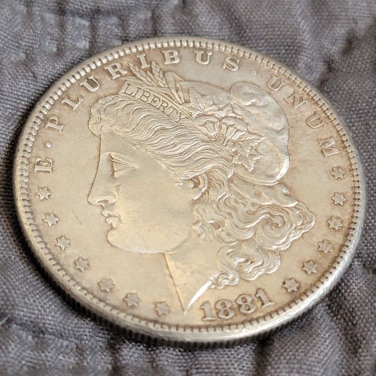 1881 S Morgan Silver Dollar 