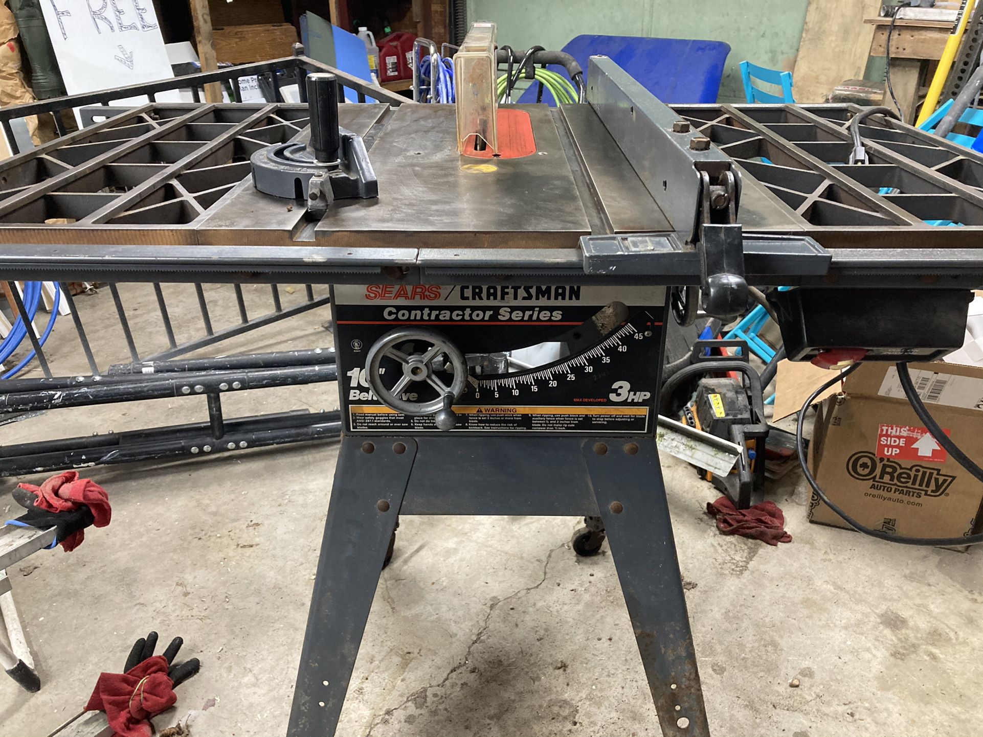Craftsmen Sears 3 HP Contractor Series Table Saw