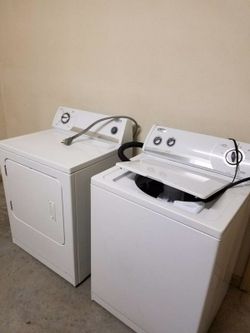 WHIRLPOOL WASHER DRYER MATCH SET WORKS LOOKS PERFECT DELIVER INSTALL OLD REMOVAL AVAILABLE