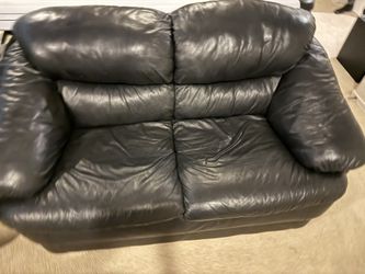 Two Leather Couches Like New